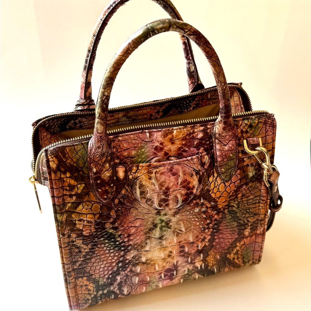 Brahmin Small Caroline Satchel Multicolor - Picture 2 of 5